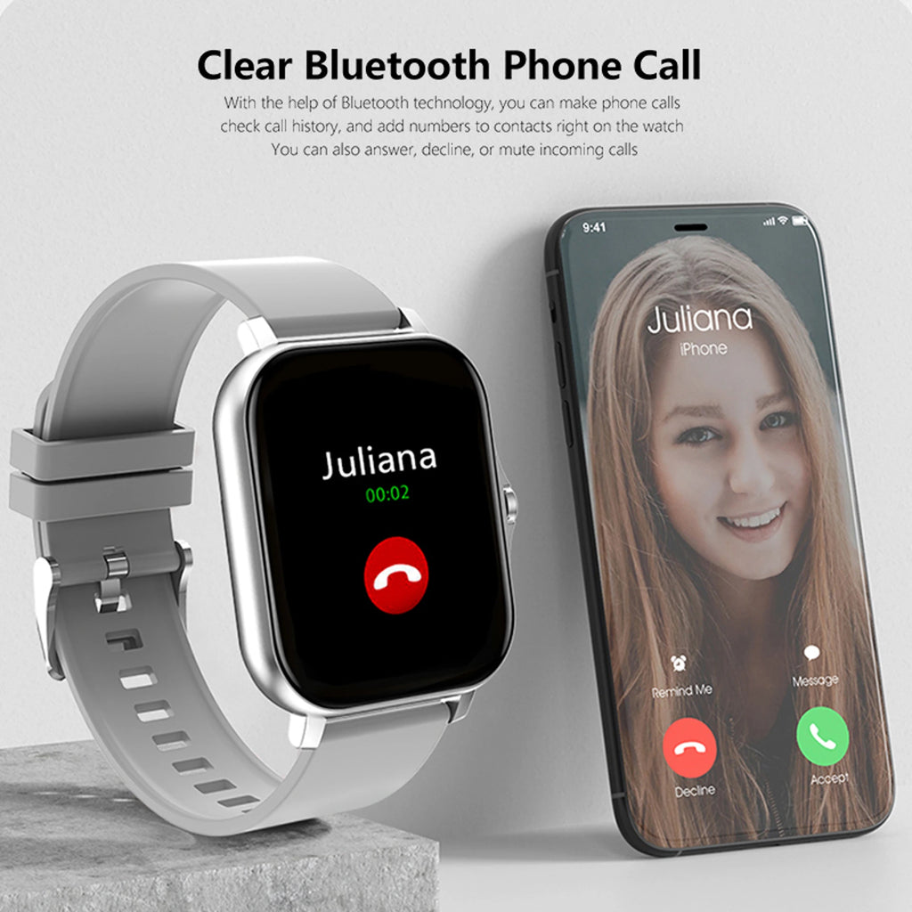 Waterproof Sports Smart Watch Fitness Tracker Health Monitor Wireless Call Smartwatch for Men Women