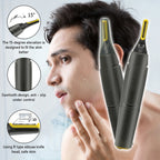 Electric Nose & Ear Hair Trimmer for Men Waterproof & Safe, Ultra Thin Precision Trimmer
