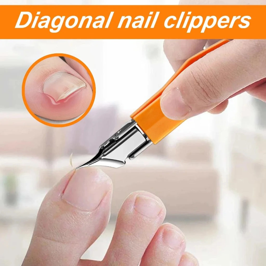 Edge Nail Clipper Wide Opening Stainless Steel, Professional Ingrown Toenail Tools, Eagle Beak Toe Trimmer
