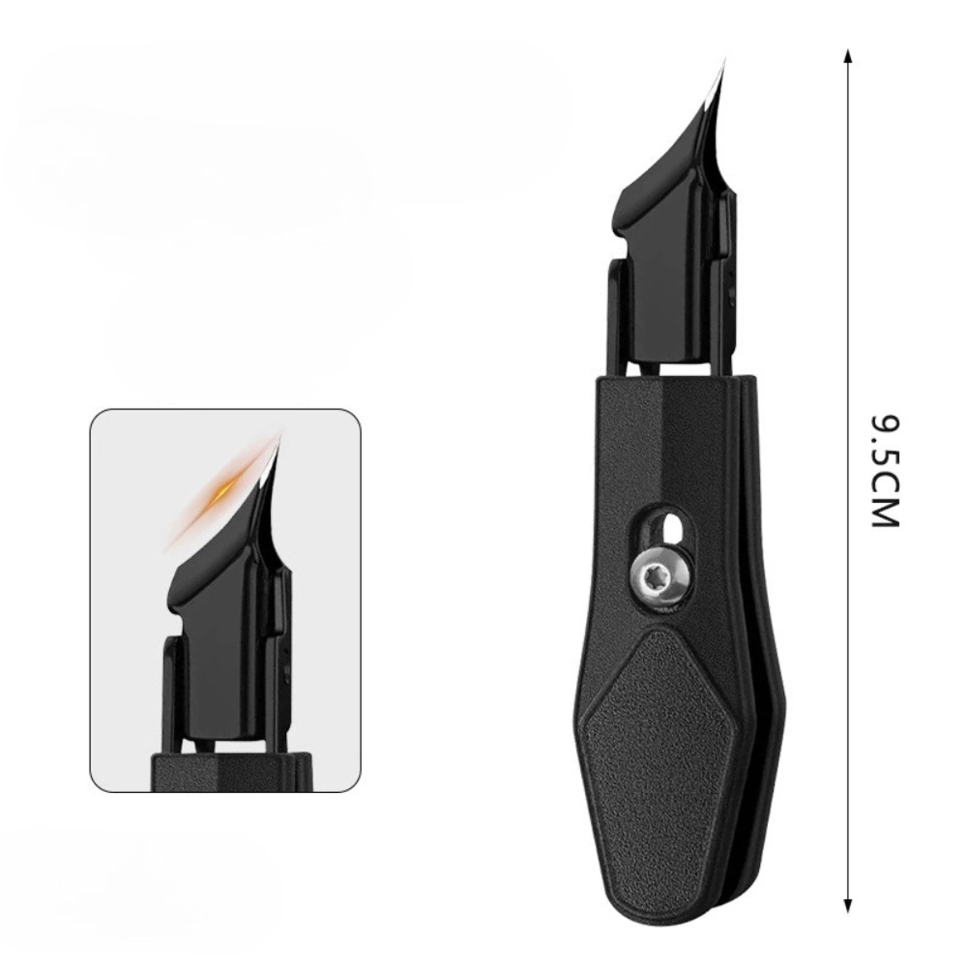 Edge Nail Clipper Wide Opening Stainless Steel, Professional Ingrown Toenail Tools, Eagle Beak Toe Trimmer
