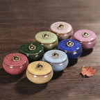 Decorative Ceramic Storage Jar with Lid for Tea, Coffee, Sugar & Kitchen Essentials