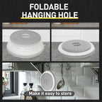 Foldable Microwave Splash Guard Plate & Bowl Cover BPA Free