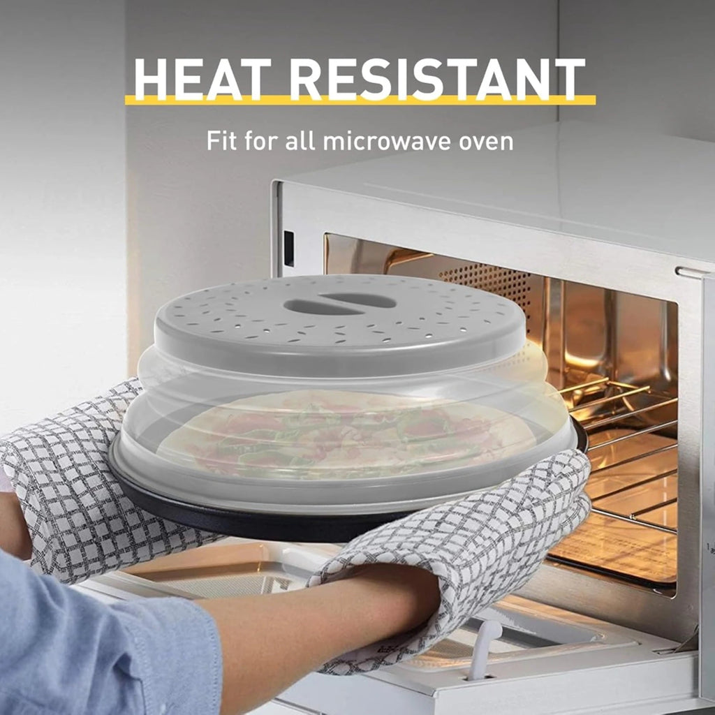 Foldable Microwave Splash Guard Plate & Bowl Cover BPA Free